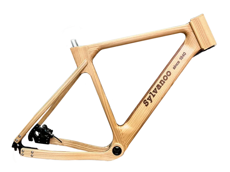 Futura Sylvanoo wooden bike. One Bike For Everything You only need one bike to cover the daily commute, your road training, and your off-road fun.